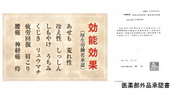効能効果 医薬部外品承諾書